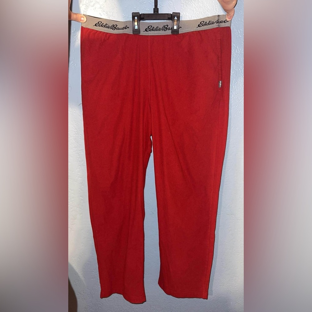 Eddie Bauer Red Men's Sleepwear Bottoms